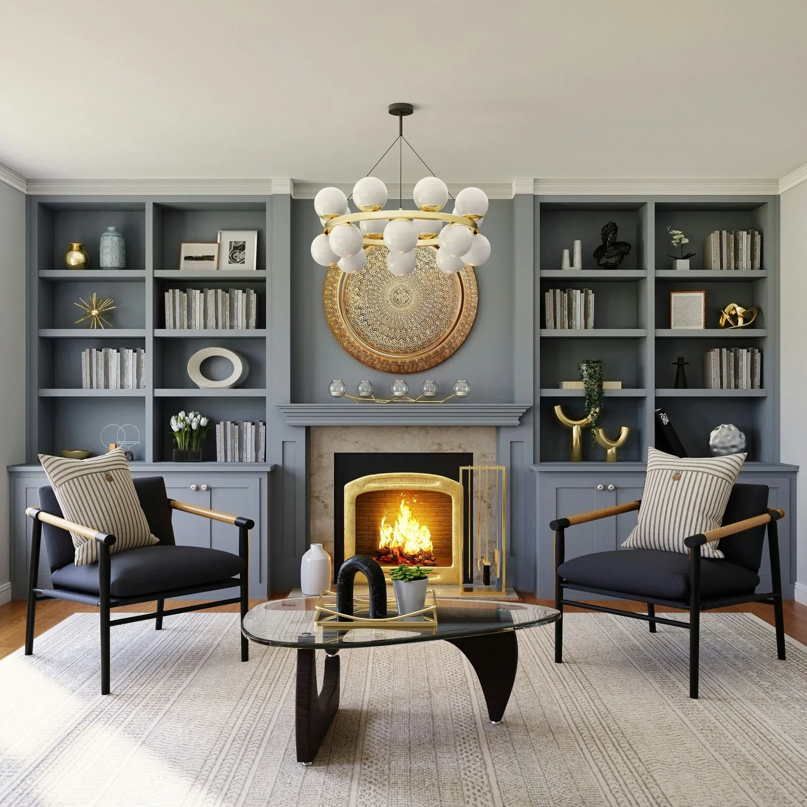 Refined living space in a Sussex home